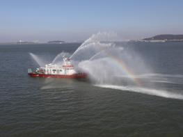 전북소방, 여름철 해상사고 대비 위한 소방정 기동훈련 기사 이미지