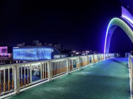 증평군 야간경관조명 설치공사 완료 기사 이미지