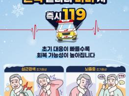 금산군보건소, 겨울철 심근경색·뇌졸중 조기인지 안내 기사 이미지
