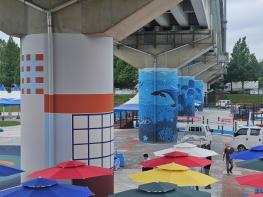 남동구, 옹벽․교각 등에 벽화 조성으로 도시경관 개선 기사 이미지