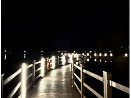 사천시, 고향사랑기금으로 초전공원 ‘걷고 싶은 야간산책로’ 조성 기사 이미지