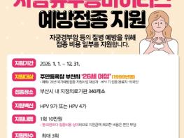 영도구 부산시 사람유두종바이러스 예방접종 지원 추진 기사 이미지