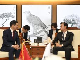 김태흠 충남도지사, 다이빙 주한 중국대사 접견 기사 이미지