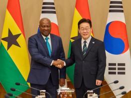 한-가나, '해양안보협력 양해각서' 체결…'해양 치안 협력 체계 발전' 기사 이미지
