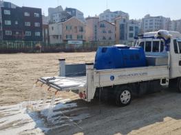 대전서부교육지원청, 관내 46개교 대상 잡초 발아 억제 지원 기사 이미지