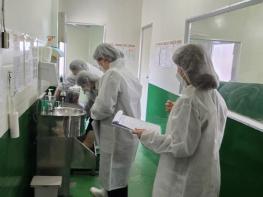 공주시, 학교급식 식재료 공급업체 합동점검 실시 기사 이미지