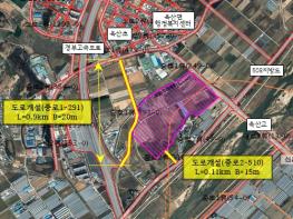 청주시, 농수산물 도매시장 진입도로 조성사업 상반기 착공 기사 이미지