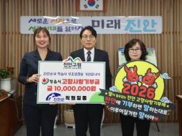 진안군-정읍시, 고향사랑기부제 상호기부로 상생협력 다져 기사 이미지