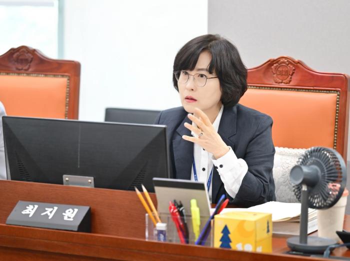 최지원 의원, 경기도교육청 출자·출연기관  ‘재정 투명성 제고 및 의회 소통 강화’ 당부