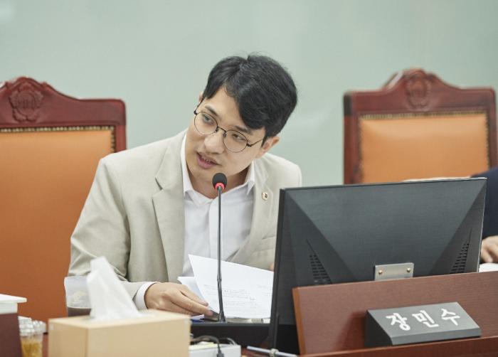 장민수 의원, 도 세수 결손 및 추계 오차 지적,  "신규 세원 발굴로 재정 위기 극복해야"