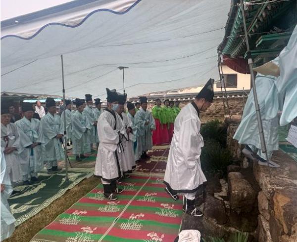 부안 계양서원, 간재 전우 선생 추모 제례 봉행 기사 이미지