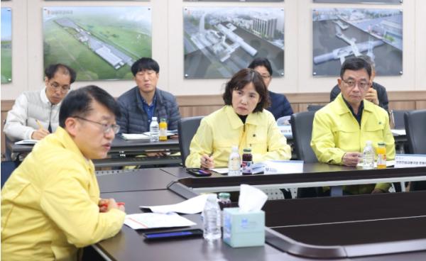 최혜민 광명시장 권한대행 “시민 안전 확보에 총력 다할 것” 김대순 경기도 행정2부지사와 신안산선 사고 현장 점검