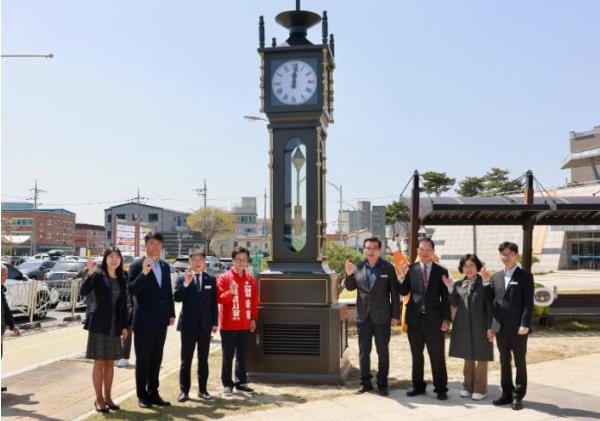 보령시, 지역의 새로운 상징 ‘시계탑’ 건립... 13일 제막식 개최 기사 이미지