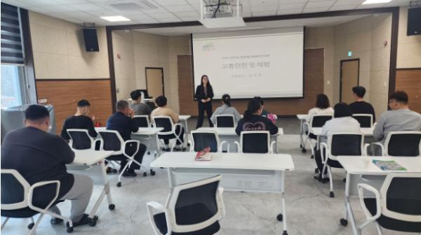 청양군, 찾아가는 취약계층 맞춤형 안전교육 실시 기사 이미지