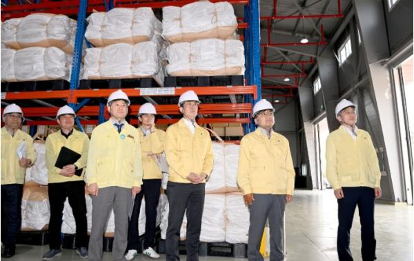 전북자치도, 행안부와 여름철 재난대비 비축현장 합동점검