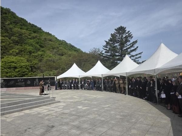 파주시, 설마리 임진강 전투 75주기 추모식 거행 기사 이미지