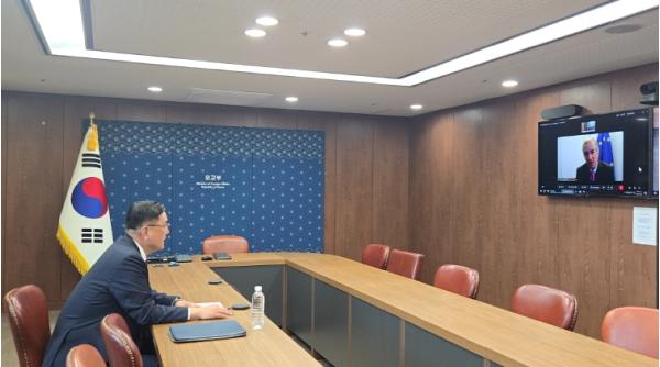 외교부 중동평화 정부대표, 유엔 및 유럽연합 중동평화과정 관련 대표 화상 면담