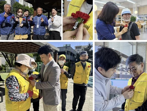군포시니어클럽, '찾아가는 카네이션' 어버이날 행사 추진 기사 이미지