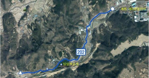 계룡시, 농어촌도로 '두마 202호' 확포장 본격 착수  기사 이미지