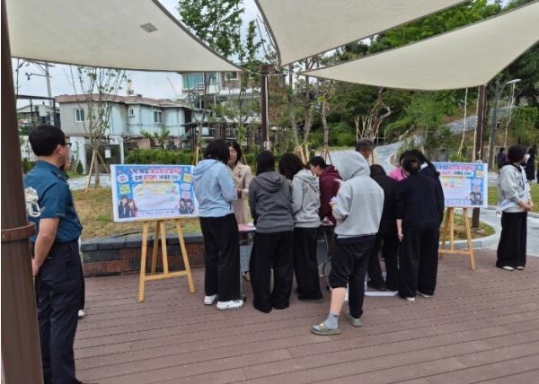 경기도성남교육지원청-중원경찰서-성남여고, ‘학생 도박문제·학교폭력 예방 주간’ 연합 캠페인 성료 기사 이미지