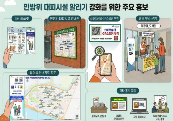 성동구, 5월12일부터 20일까지 공습대비 민방위 훈련 실시 기사 이미지