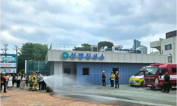 인천 중구보건소, 중부소방서와 ‘합동 소방 훈련’ 실시 기사 이미지