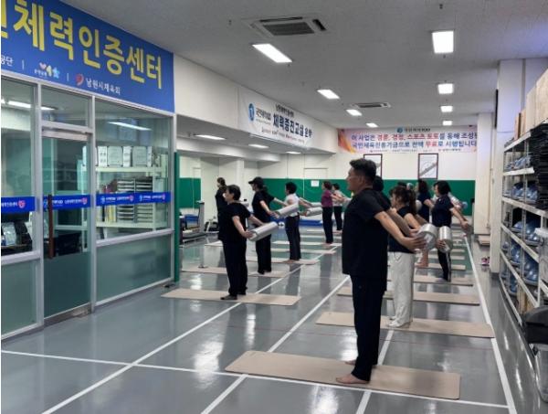 남원체력인증센터, 체력증진교실 3기 운영 및 춘향제 홍보 성료 기사 이미지