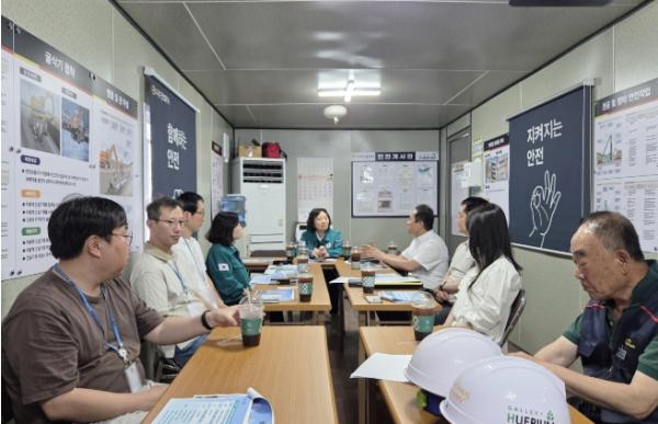 미추홀구, 인하대 행복기숙사 증축 공사 현장 ‘집중 안전 점검’ 실시