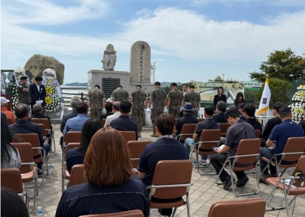 고성군, 제58회 월비산 351고지 전몰용사위령제 진행