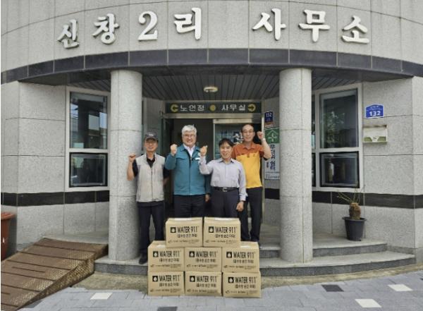 서천군 장항읍, 여름철 상습 침수지역에 '순간마대' 선제 지원 기사 이미지