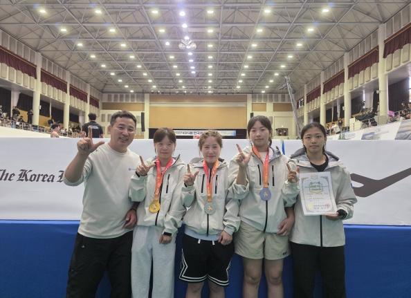 GH여자레슬링팀, KBS배 전국레슬링대회 금2·동1 획득