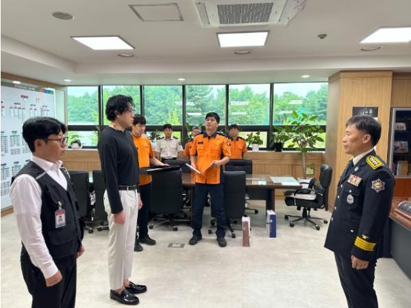 천안서북소방서, 주택용 소방시설 활용한 초기 진화로 아파트 화재 피해 최소화 기사 이미지