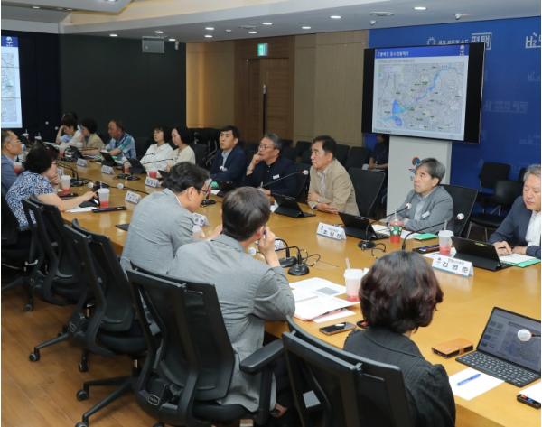 평택시, 통복천 주민비상대처계획 수립 용역 최종보고회 개최 기사 이미지