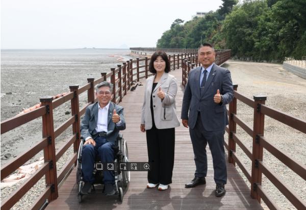화성특례시의회 문화복지위원회, 황금해안길 임시 개통 앞두고 현장점검 실시