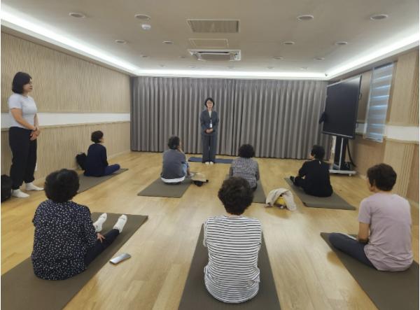 구리시, 동구시민건강증진센터 힐링 프로그램 시범 운영 시작 기사 이미지