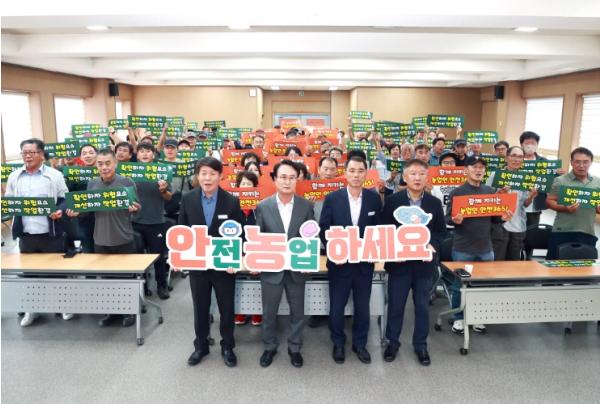 사천시, 농작업 안전재해예방 지원체계 구축사업 안전교육 실시 기사 이미지