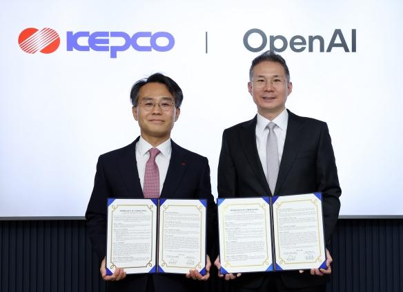 한전, 글로벌 AI 선도기업 OpenAI와 에너지 산업 AI 전환 협력 MOU 체결