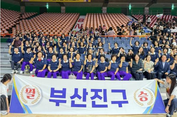 부산진구체육회, 제21회 여성체육대회에서 테니스 우승·배구 3위 쾌거 기사 이미지