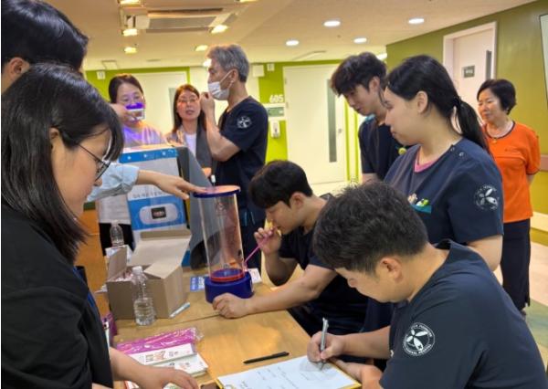 제주보건소, 한국병원 임직원 대상 건강증진 교실 운영 기사 이미지