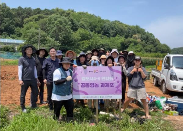 김포시4-H연합회, 공동영농포 감자 수확으로 협동농업 실천 기사 이미지