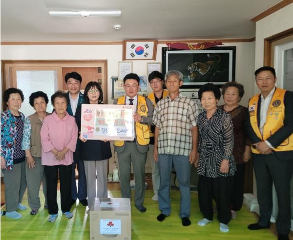 경산라이온스클럽, 남천면 경로당에 사랑나눔 실천 기사 이미지