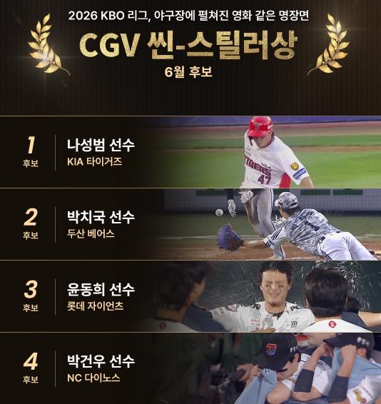‘월간 CGV 씬-스틸러상’ 6월 수상자 후보 발표 기사 이미지