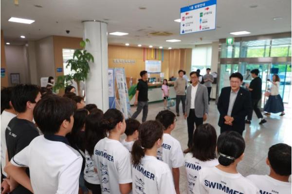 영월군, 해외 수영클럽 전지훈련 유치...스포츠마케팅 확대 기사 이미지
