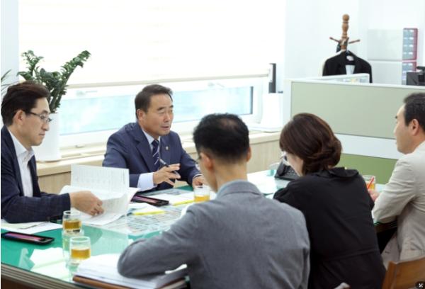 조성칠 대전시의회 의장, ‘찾아가는 업무보고’로 혁신 시동
