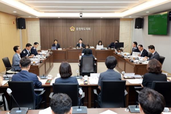 충북도의회 행정안전위 재정 정상화·지방시대 엑스포 등 현안 점검