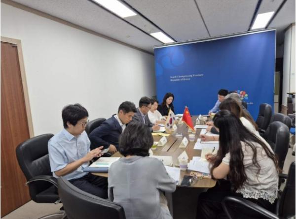 충남도, 장쑤성과 인공지능·환경 등 협력 확대 논의