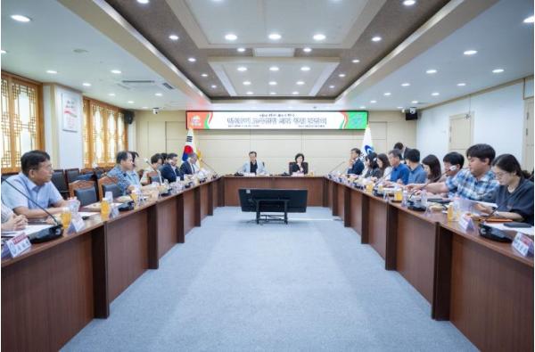 청양군, 교육현장 목소리 듣고 교육 발전 방향 모색 기사 이미지