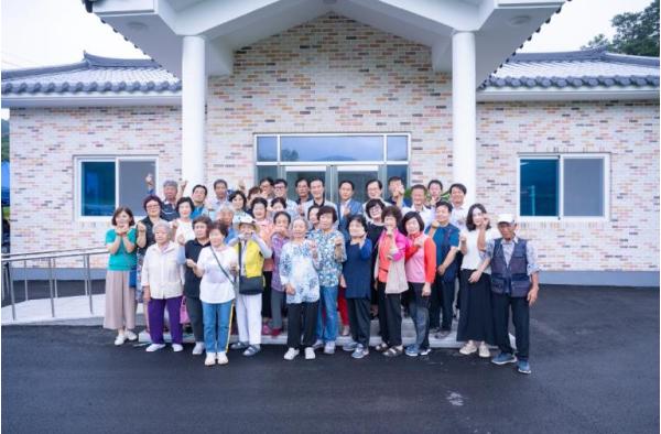 청양군, 정산면 송학리 마을회관 준공식 개최 기사 이미지