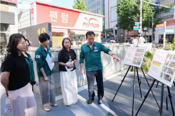 연제구, 연산교차로‘그린 스테이션’ 현장 점검 실시 기사 이미지