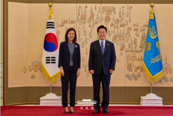 이재명 대통령, 주한대사 신임장 제정식 개최 